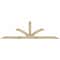 Ekena Millwork Richland Rough Sawn Timber Gable Bracket, Douglas Fir, 96"W x 28"H x 4"D x 4"F, 7/12 Pitch GBW096X28X0404RIC00RDF - alternate 1